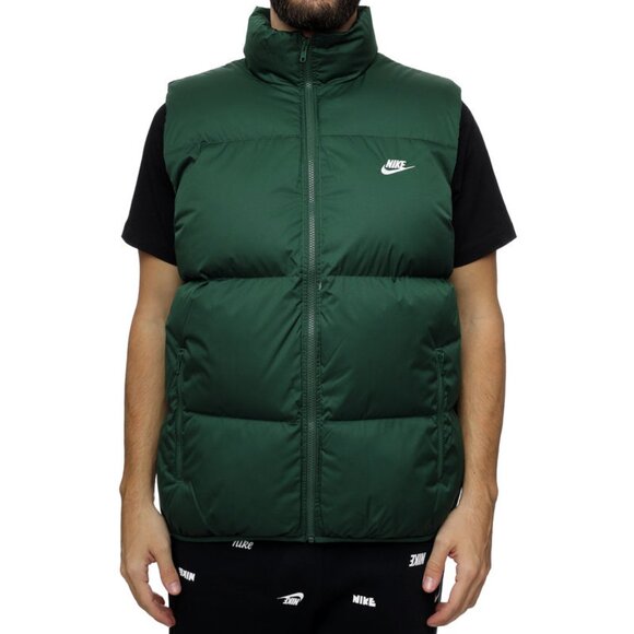Nike Sportswear Club Primaloft Water-Repellent Puffer Vest Men’s Size M Green - Picture 1 of 14